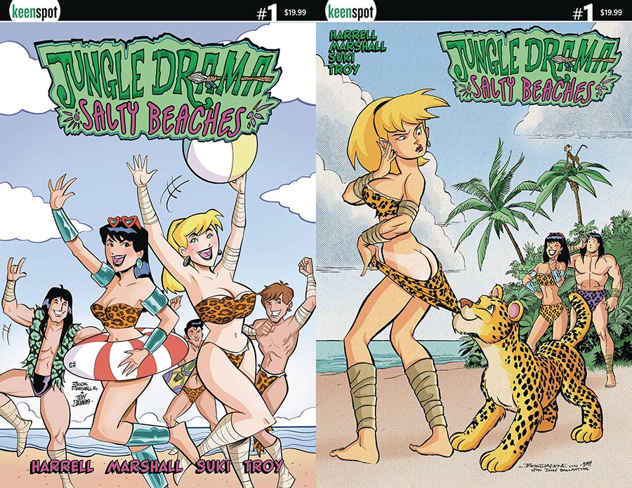 Jungle Drama Salty Beaches #1 Cover H Variant Jon Bogdanove Erick Marshall Holofoil Flip Cover