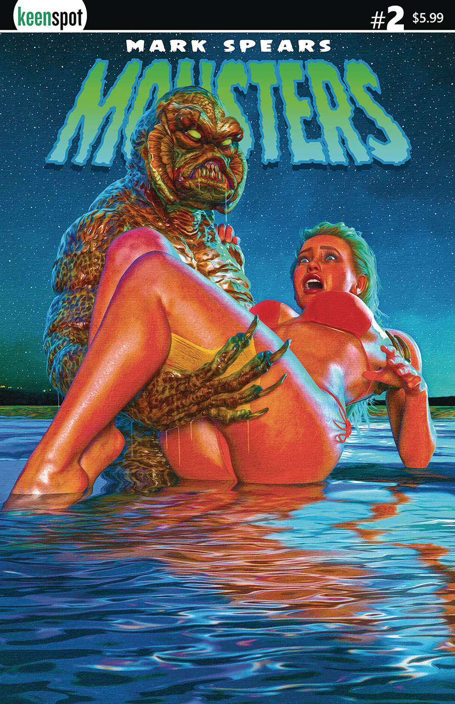 Mark Spears Monsters #2 Cover C Variant Mark Spears Creature Feature Cover