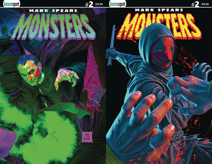 Mark Spears Monsters #2 Cover F Variant Mark Spears Holofoil Flip Cover