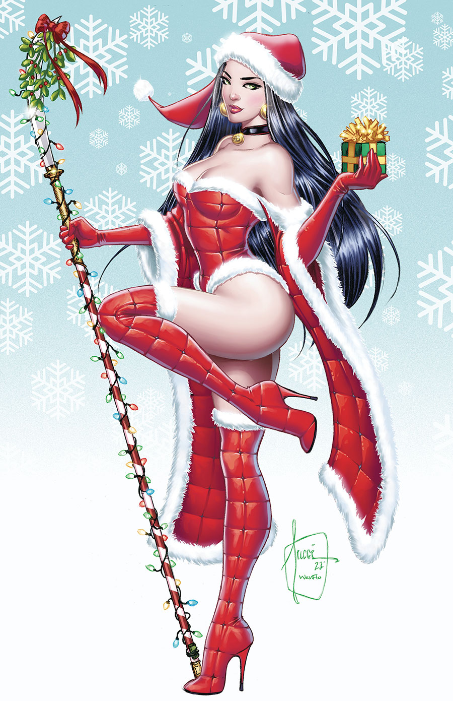 Mistletoe Holiday Special Private Commissions By Billy Tucci