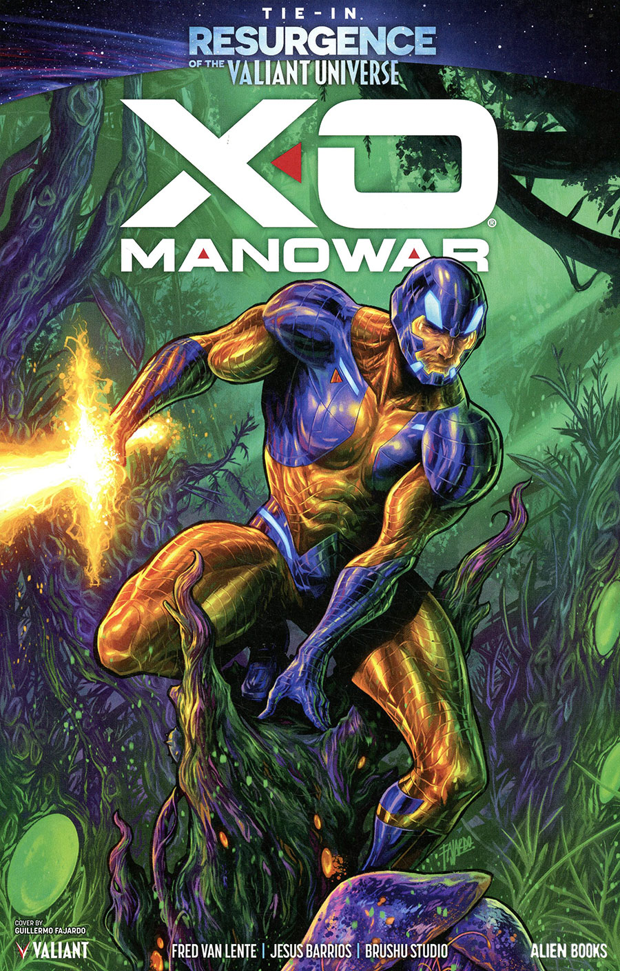 Resurgence Of The Valiant Universe X-O Manowar #1 (One Shot) Cover A Regular Guillermo Fajardo Cover