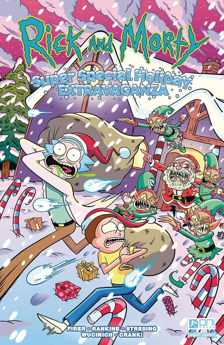 Rick And Morty Super Special Holiday Extravaganza #1 (One Shot) Cover C Variant Marc Ellerby Cover