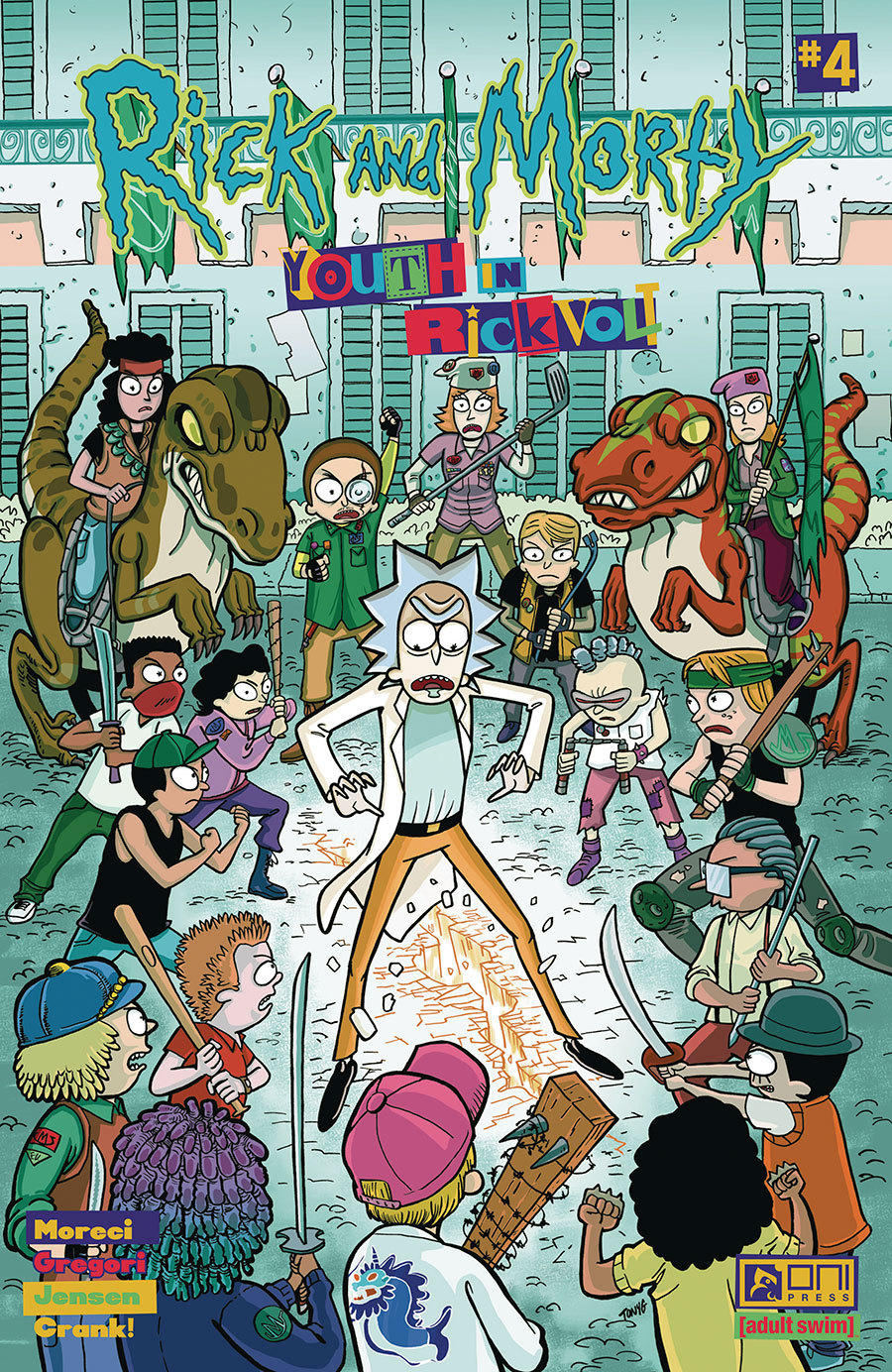 Rick And Morty Youth In Rickvolt #4 Cover A Regular Tony Gregori Cover