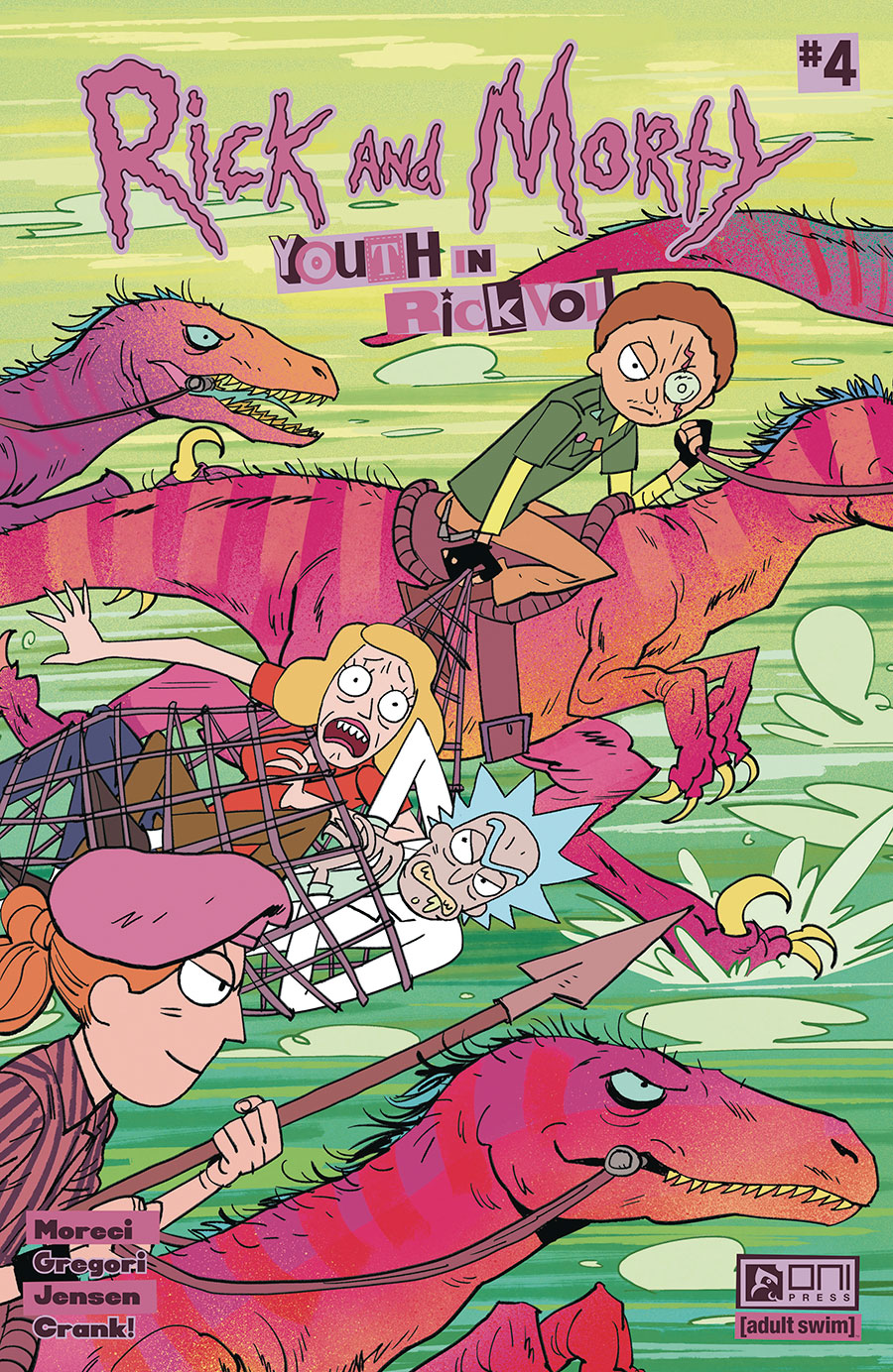 Rick And Morty Youth In Rickvolt #4 Cover B Variant Brahm Revel Cover