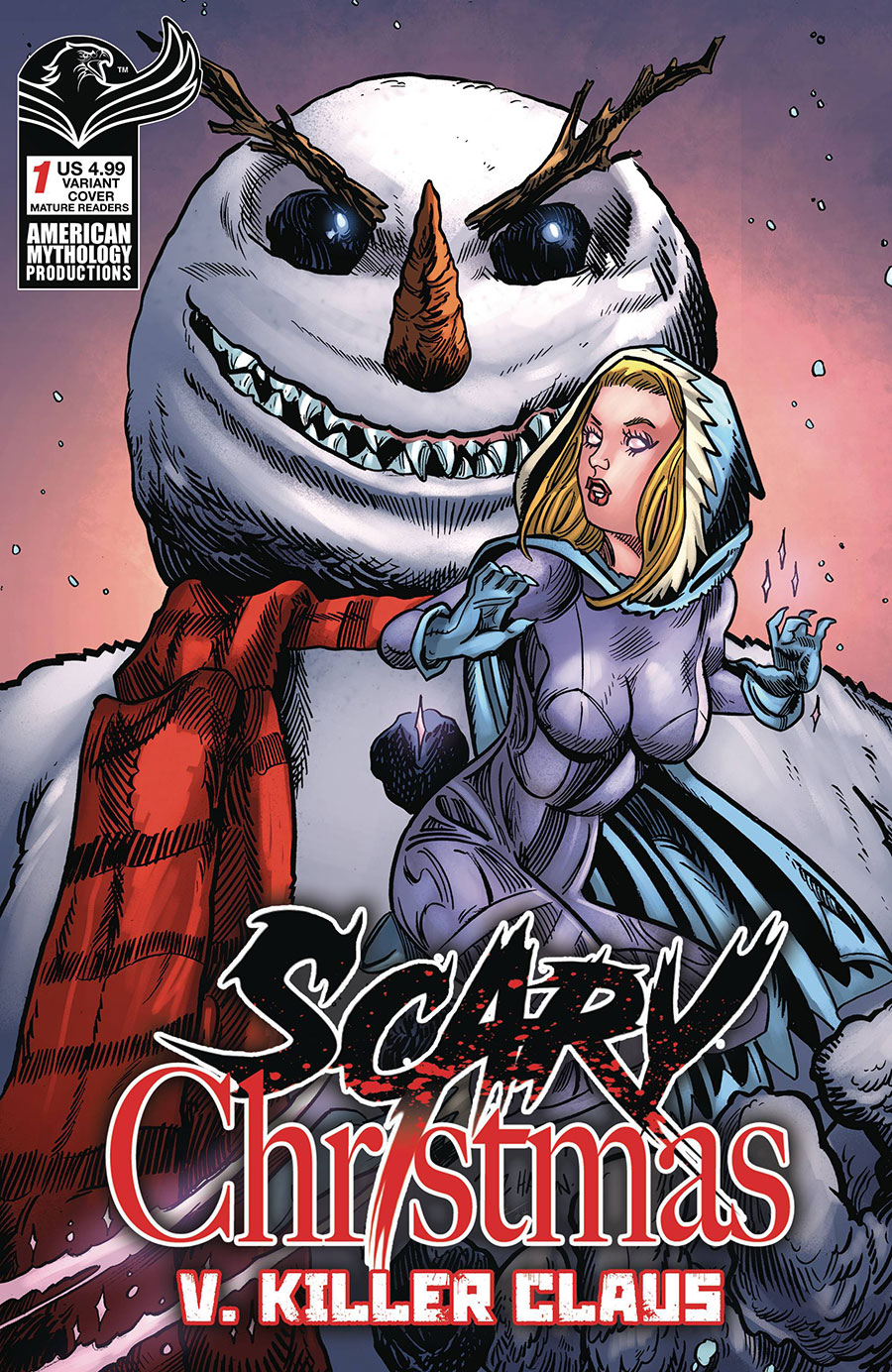 Scary Christmas V Killer Claus #1 (One Shot) Cover B Variant Buz Hasson Cover