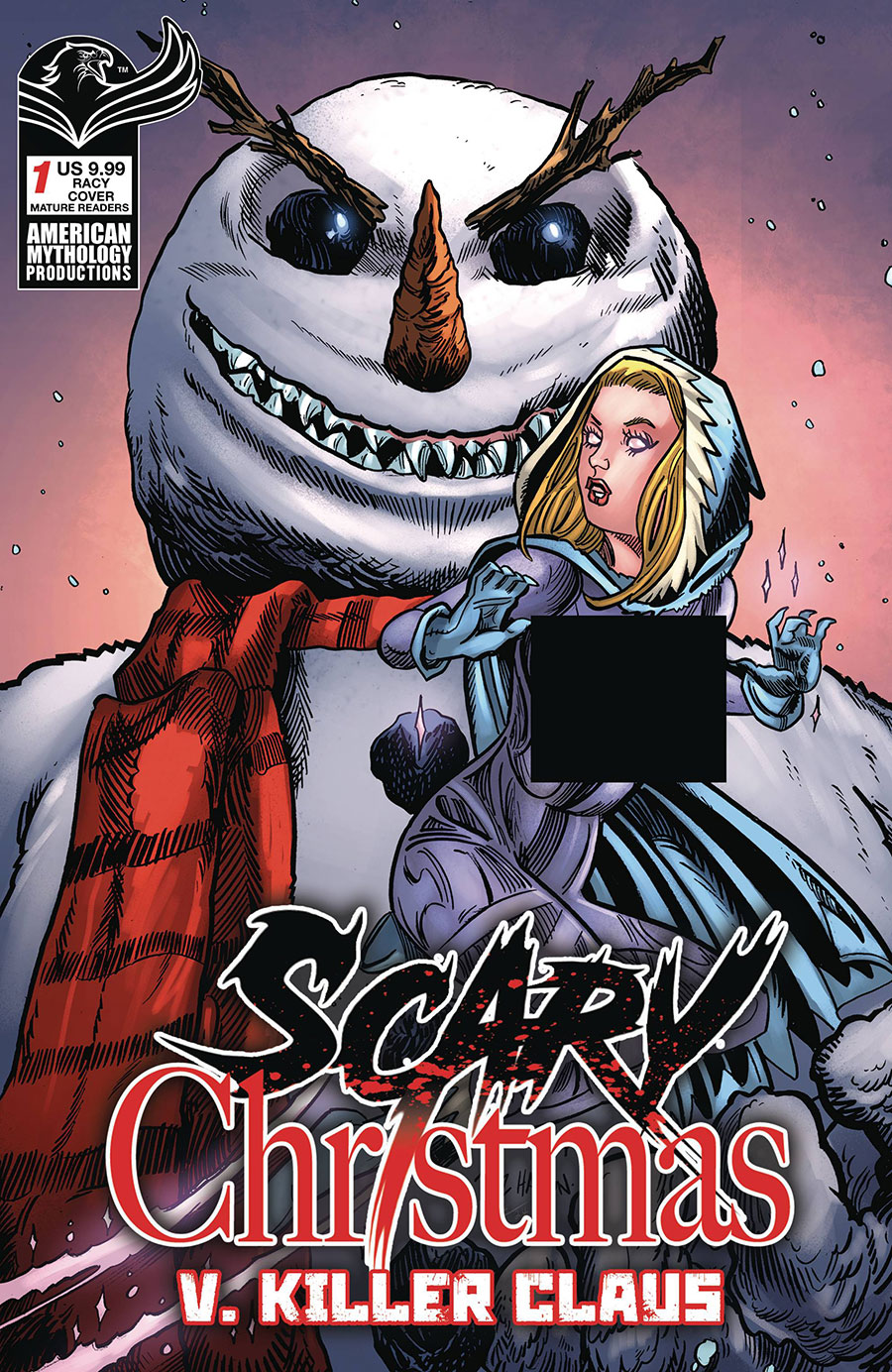 Scary Christmas V Killer Claus #1 (One Shot) Cover C Variant Buz Hasson Racy Cover