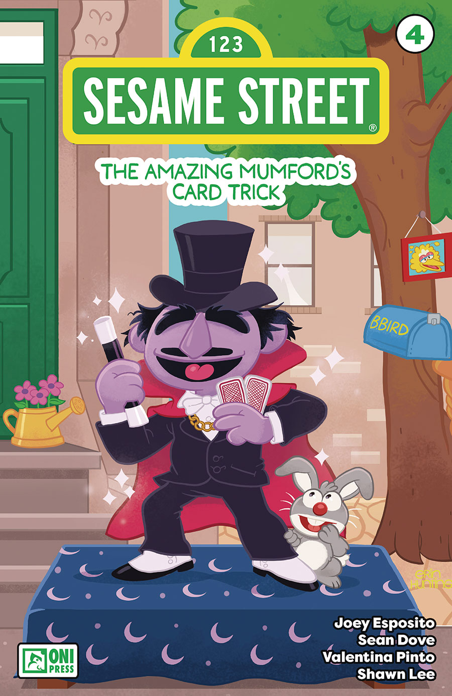 Sesame Street #4 The Amazing Mumfords Card Trick Cover B Variant Erin Hunting Cover