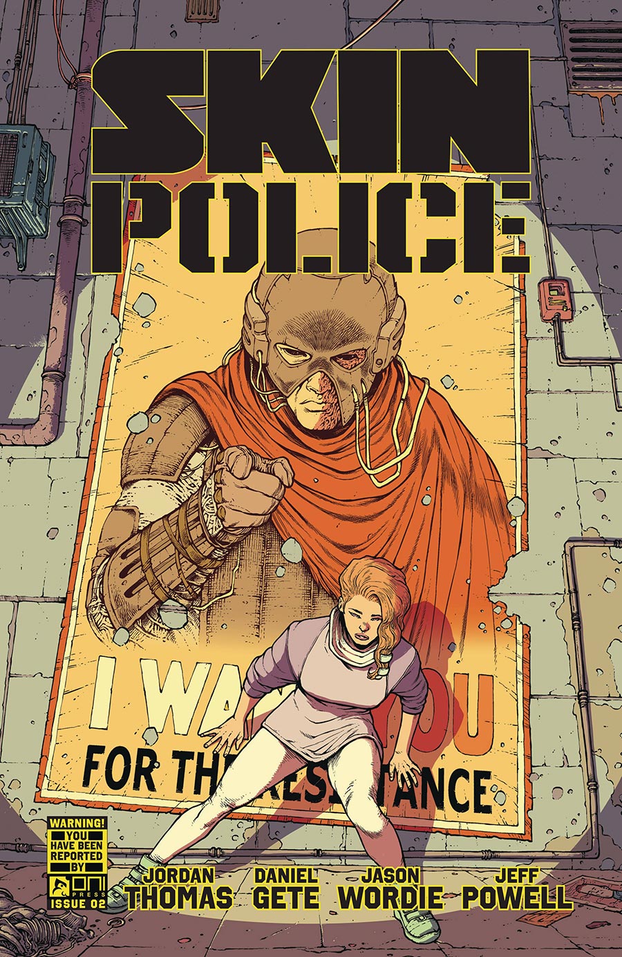 Skin Police #2 Cover A Regular Daniel Gete & Jason Wordie Cover