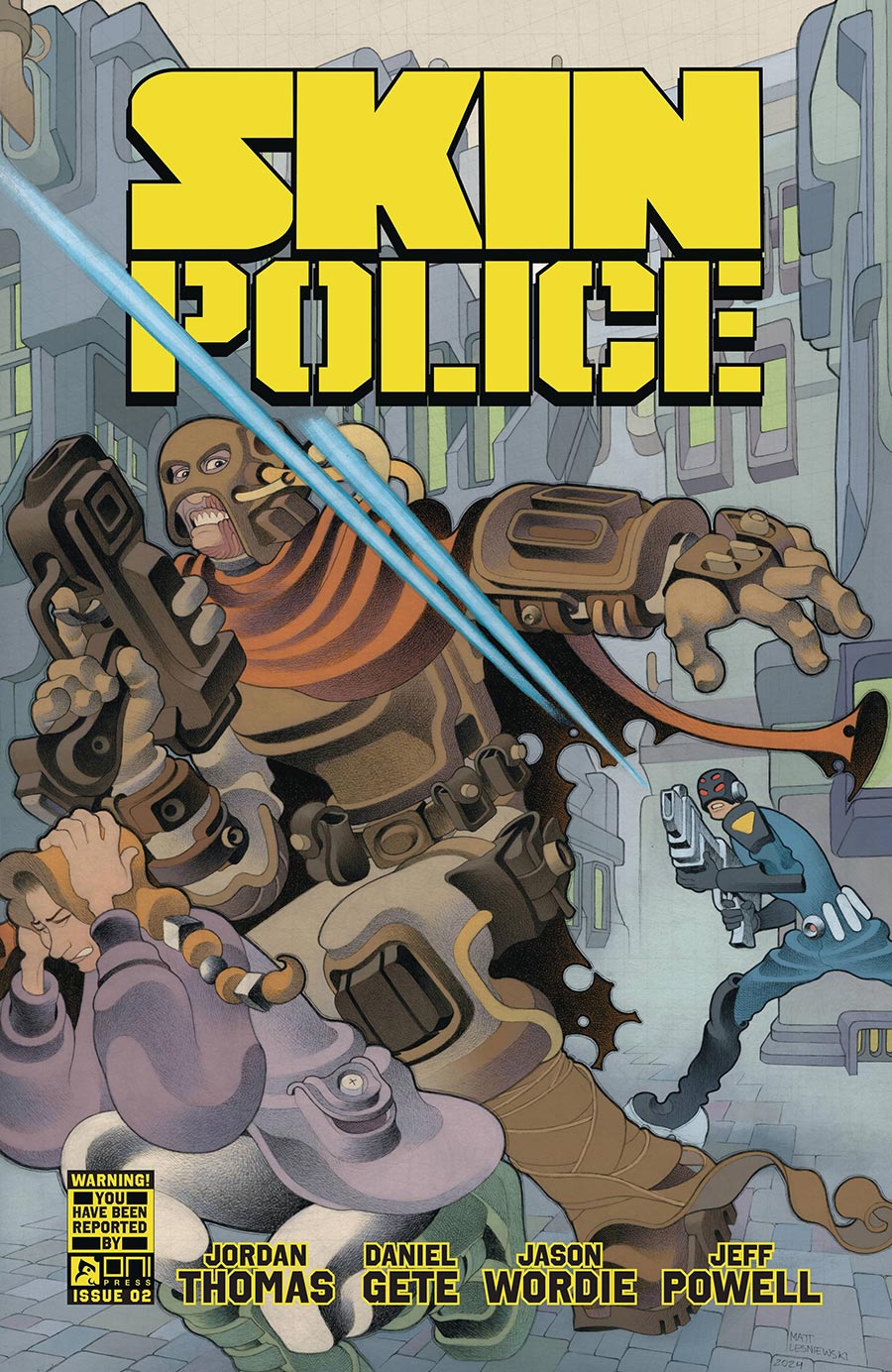 Skin Police #2 Cover B Variant Matt Lesniewski & Dave Stewart Cover