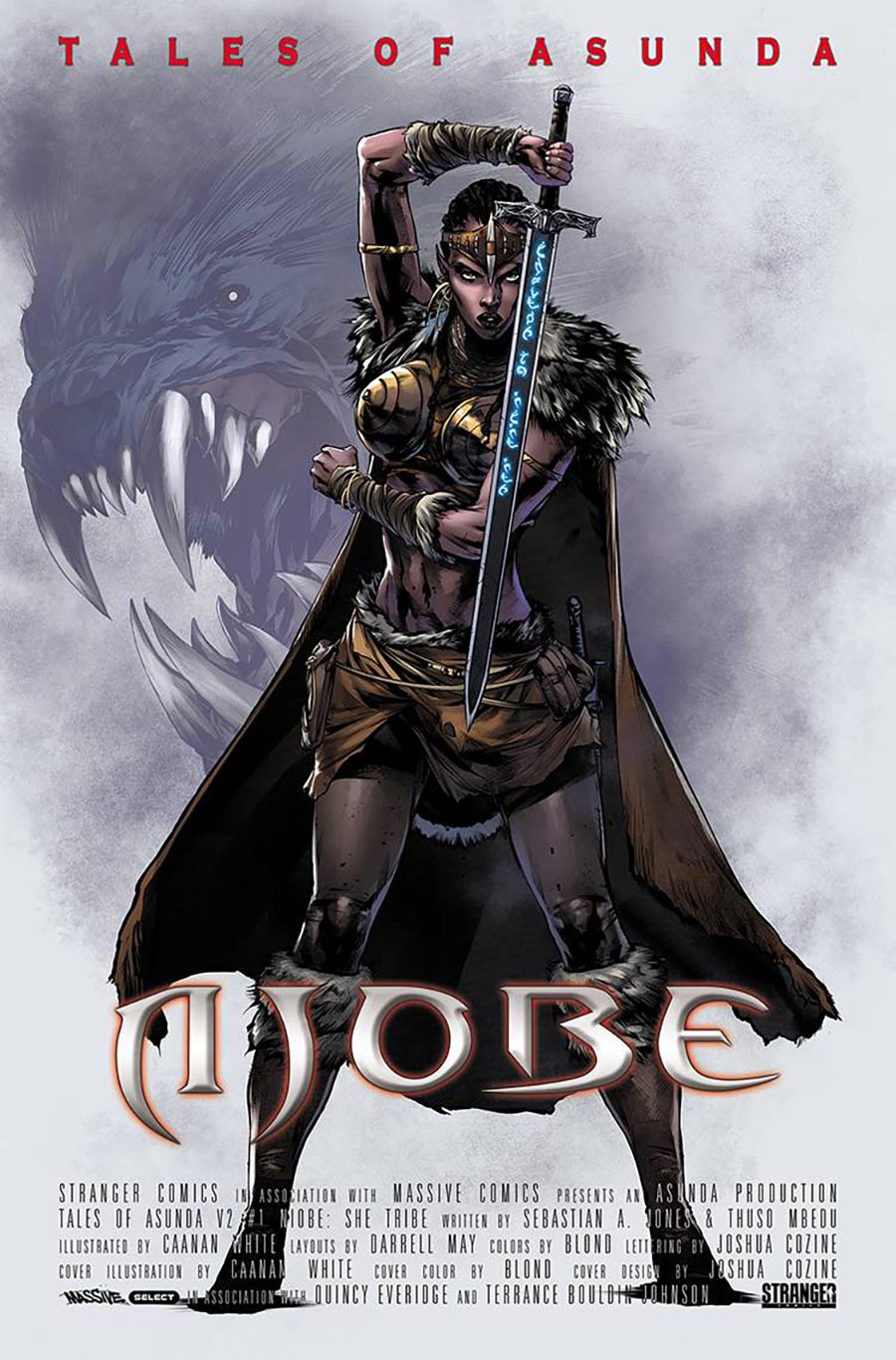 Tales Of Asunda Vol 2 #1 Niobe She Tribe Massive Exclusive Caanan White Movie Homage Cover