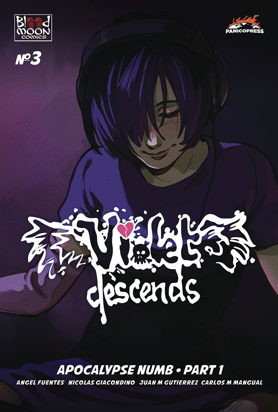 Violet Descends Vol 2 #3 Cover A Regular Nayla Aguirre Limited Foil Cover