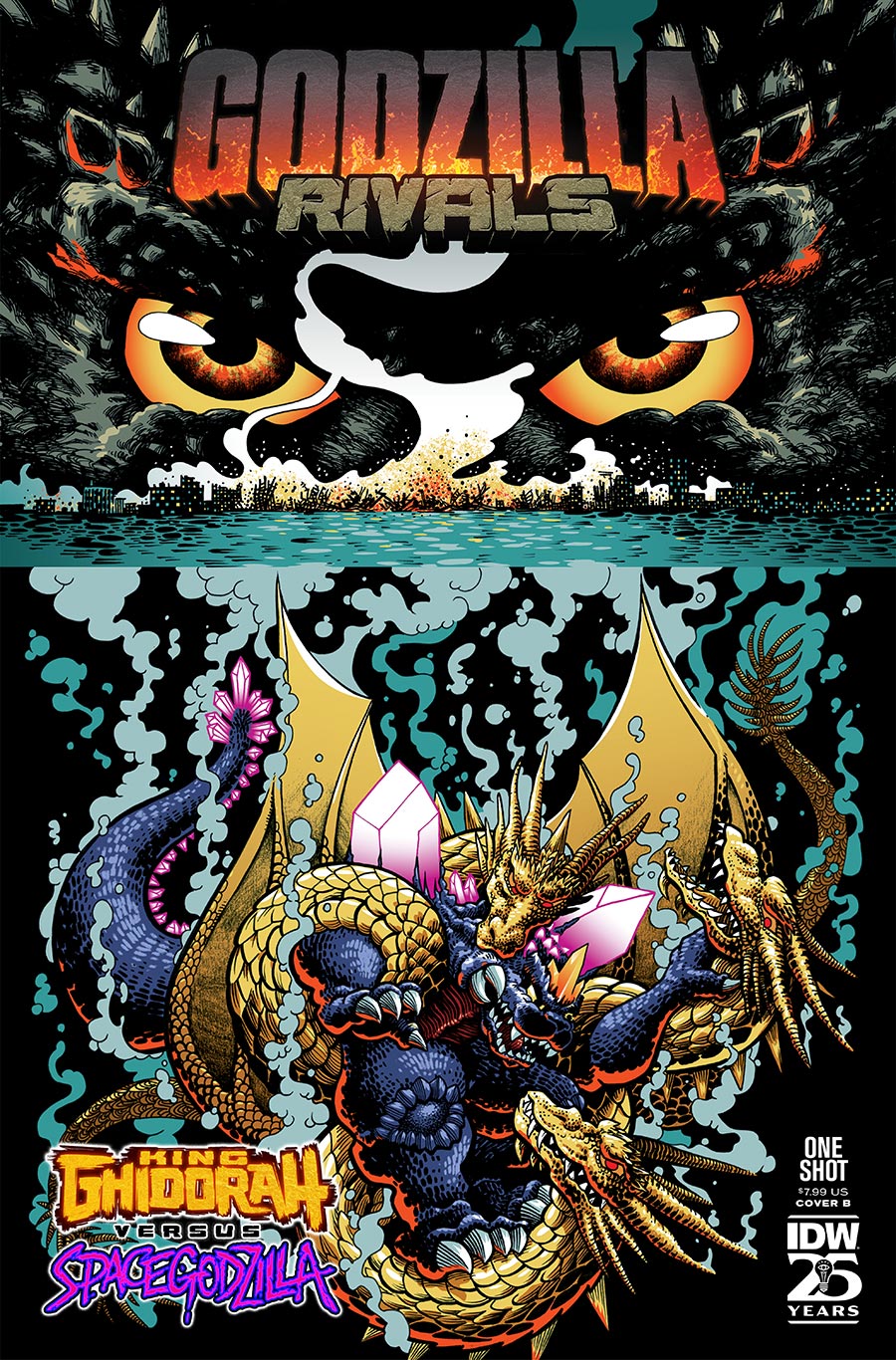 Godzilla Rivals King Ghidorah vs Spacegodzilla #1 (One Shot) Cover B Variant J Gonzo Cover