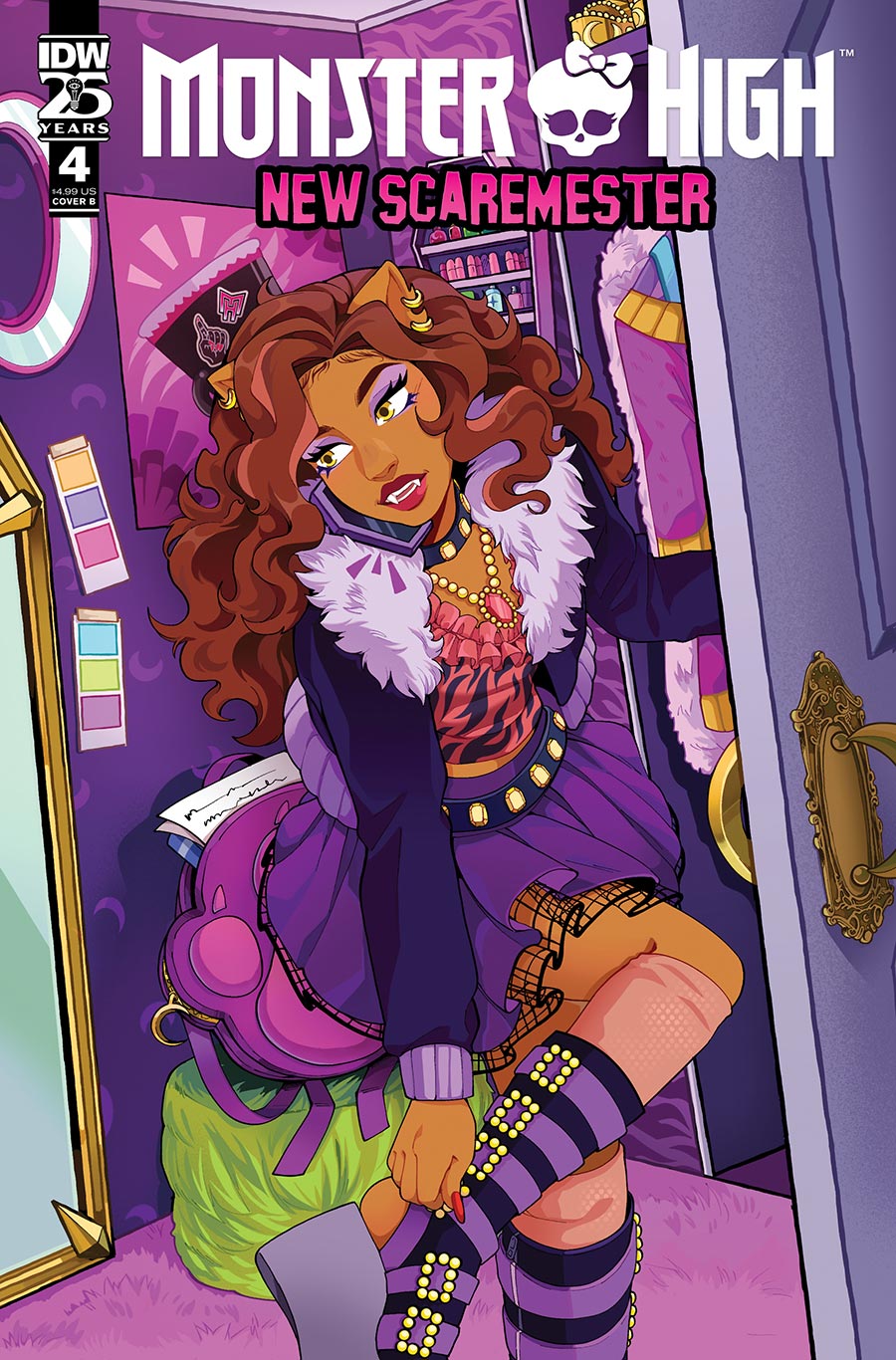 Monster High New Scaremester #4 Cover B Variant Luciannys Camacho Cover