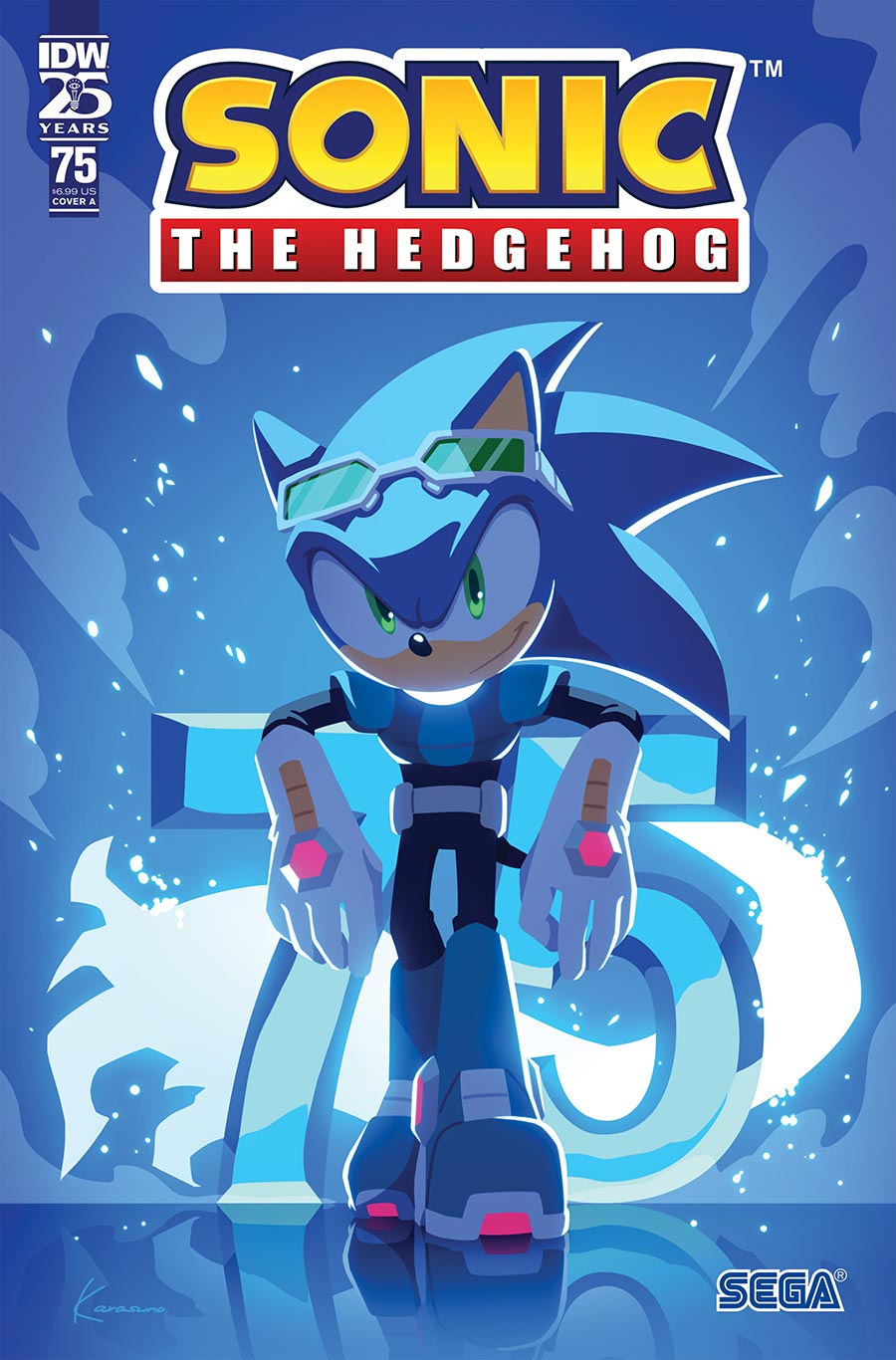 Sonic The Hedgehog Vol 3 #75 Cover A Regular Sonic Team Cover