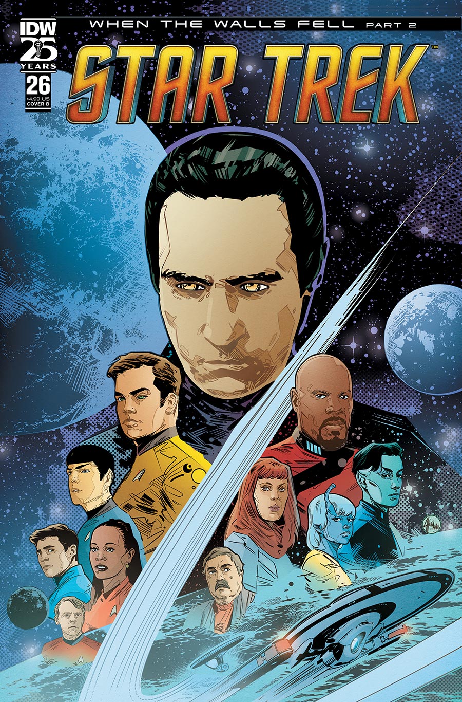 Star Trek (IDW) Vol 2 #26 Cover B Variant Angel Hernandez Cover