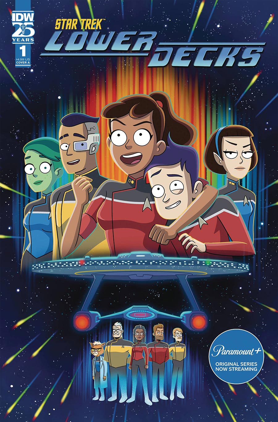 Star Trek Lower Decks Vol 2 #1 Cover A Regular Derek Charm Cover