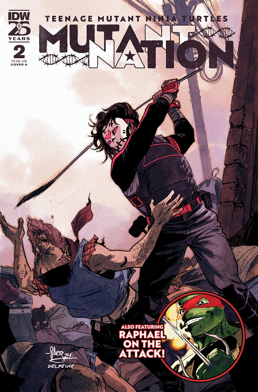 Teenage Mutant Ninja Turtles Mutant Nation #2 Cover A Regular Javier Fernandez Cover