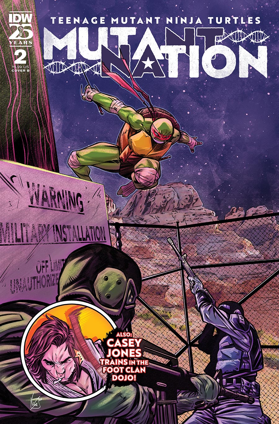 Teenage Mutant Ninja Turtles Mutant Nation #2 Cover B Variant Vincenzo Federici Cover