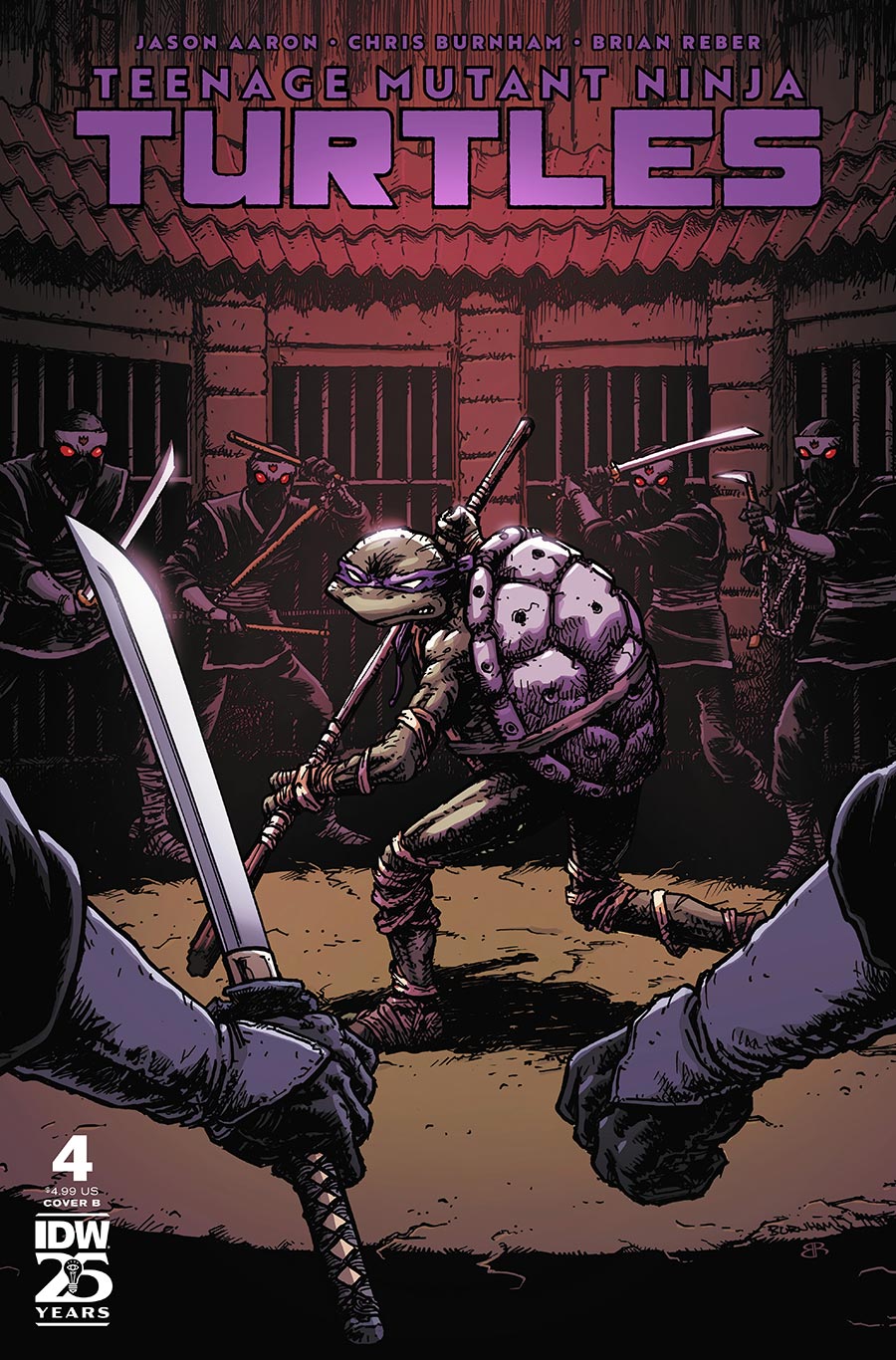 Teenage Mutant Ninja Turtles Vol 6 #4 Cover B Variant Chris Burnham Cover