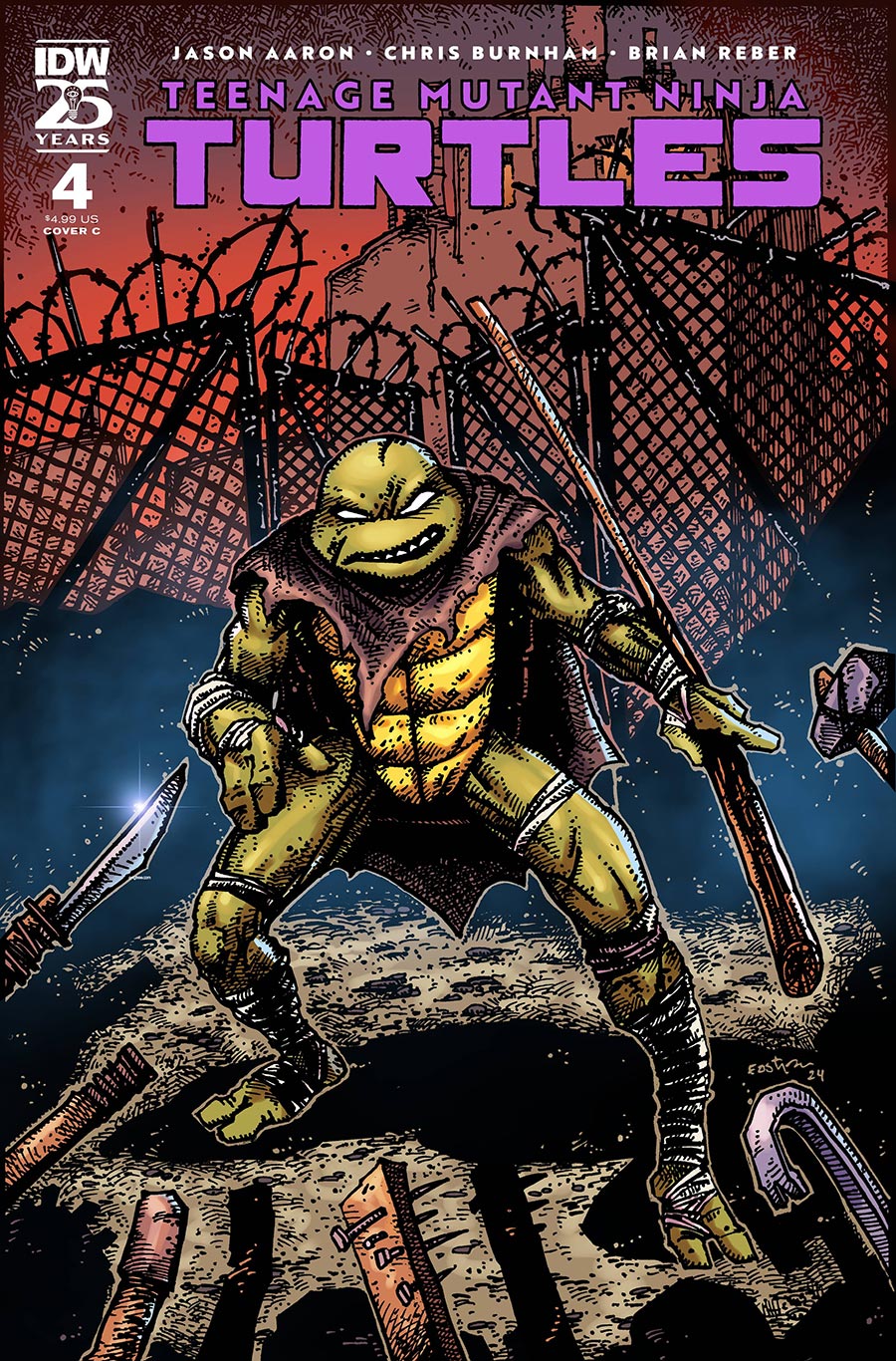 Teenage Mutant Ninja Turtles Vol 6 #4 Cover C Variant Kevin Eastman Cover