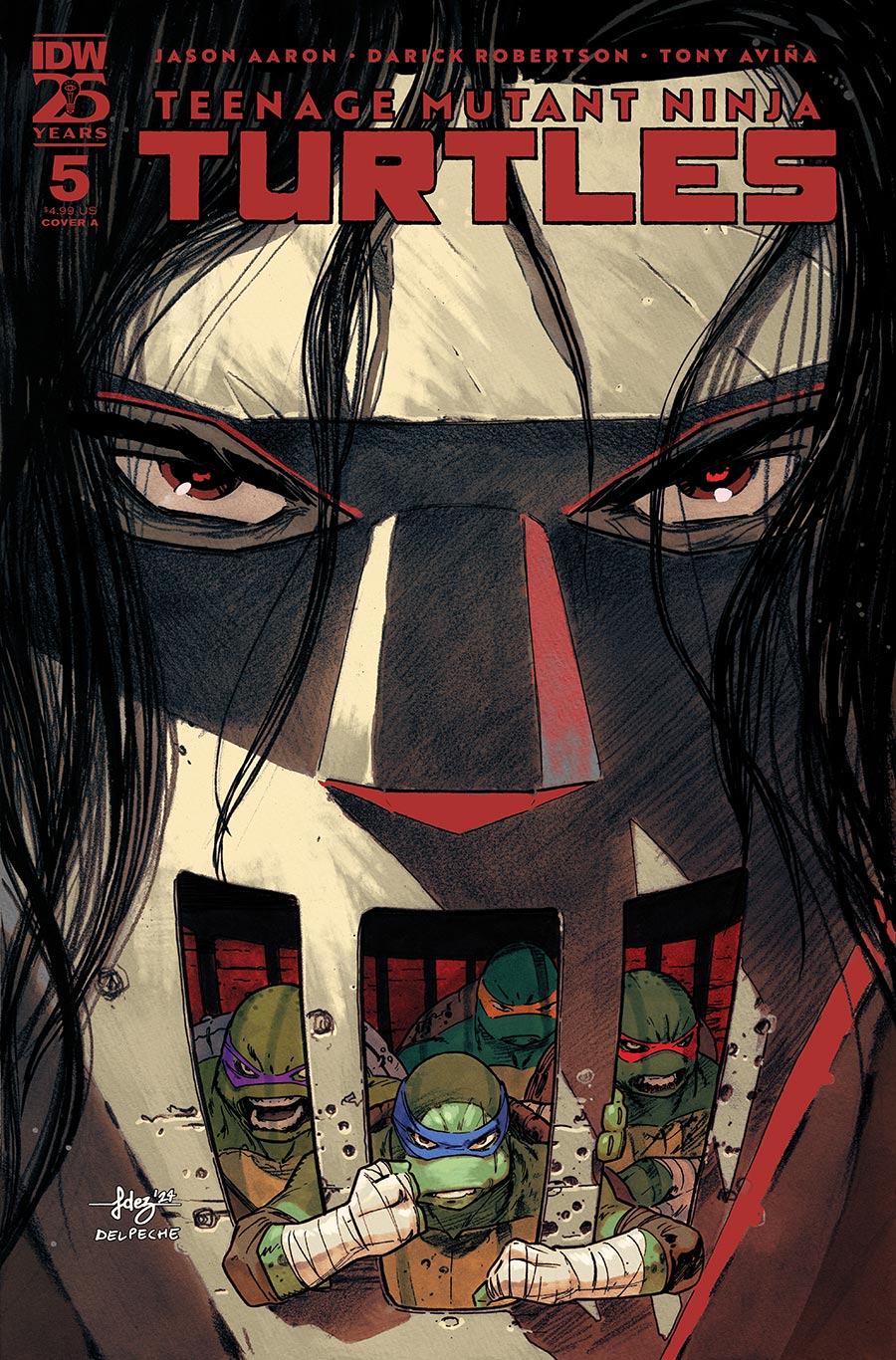 Teenage Mutant Ninja Turtles Vol 6 #5 Cover A Regular Javier Fernandez Cover