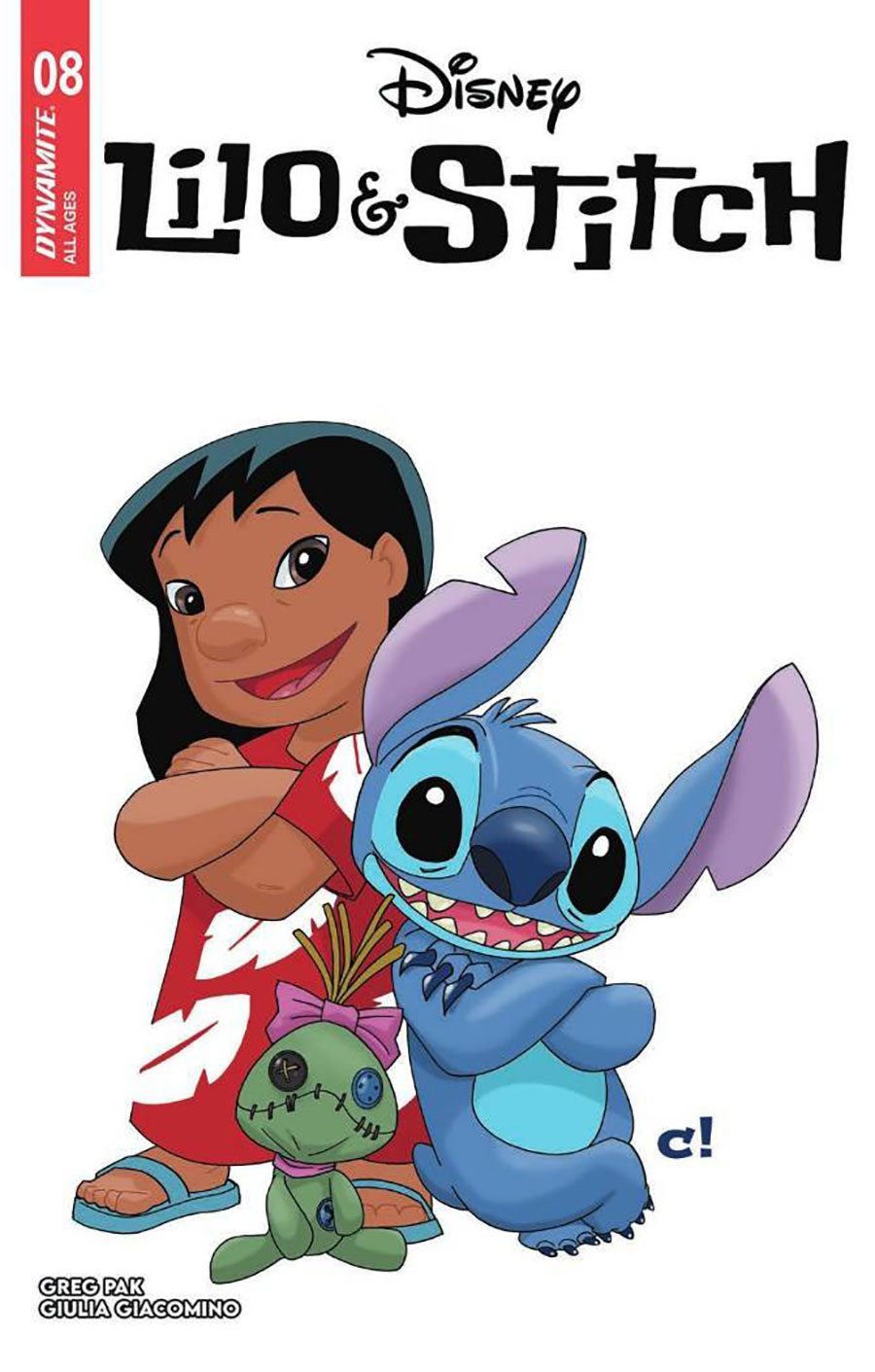 Lilo & Stitch #8 Cover D Variant Craig Rousseau Color Bleed Cover