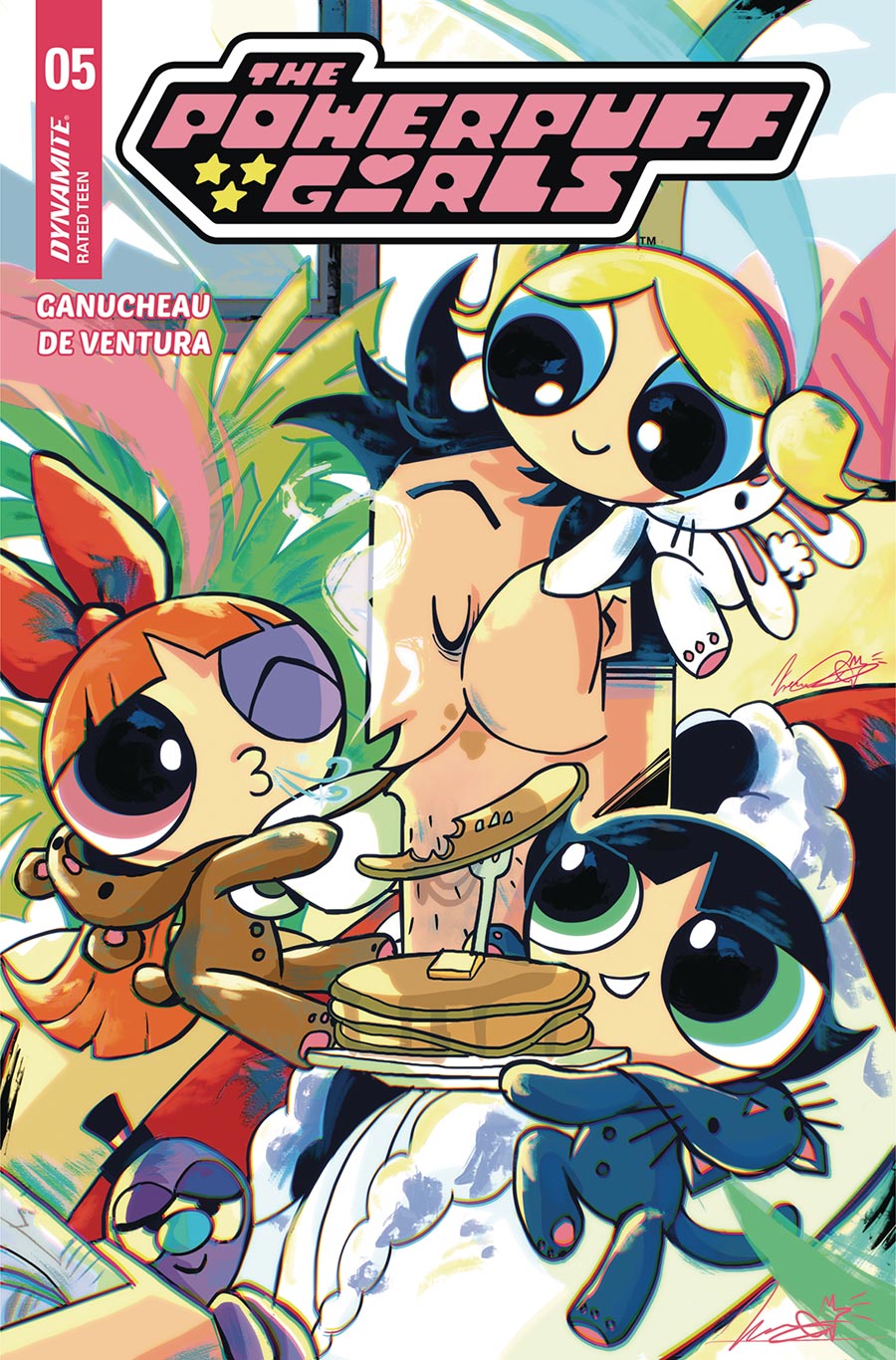 Powerpuff Girls Vol 4 #5 Cover B Variant Kenya Danino Cover