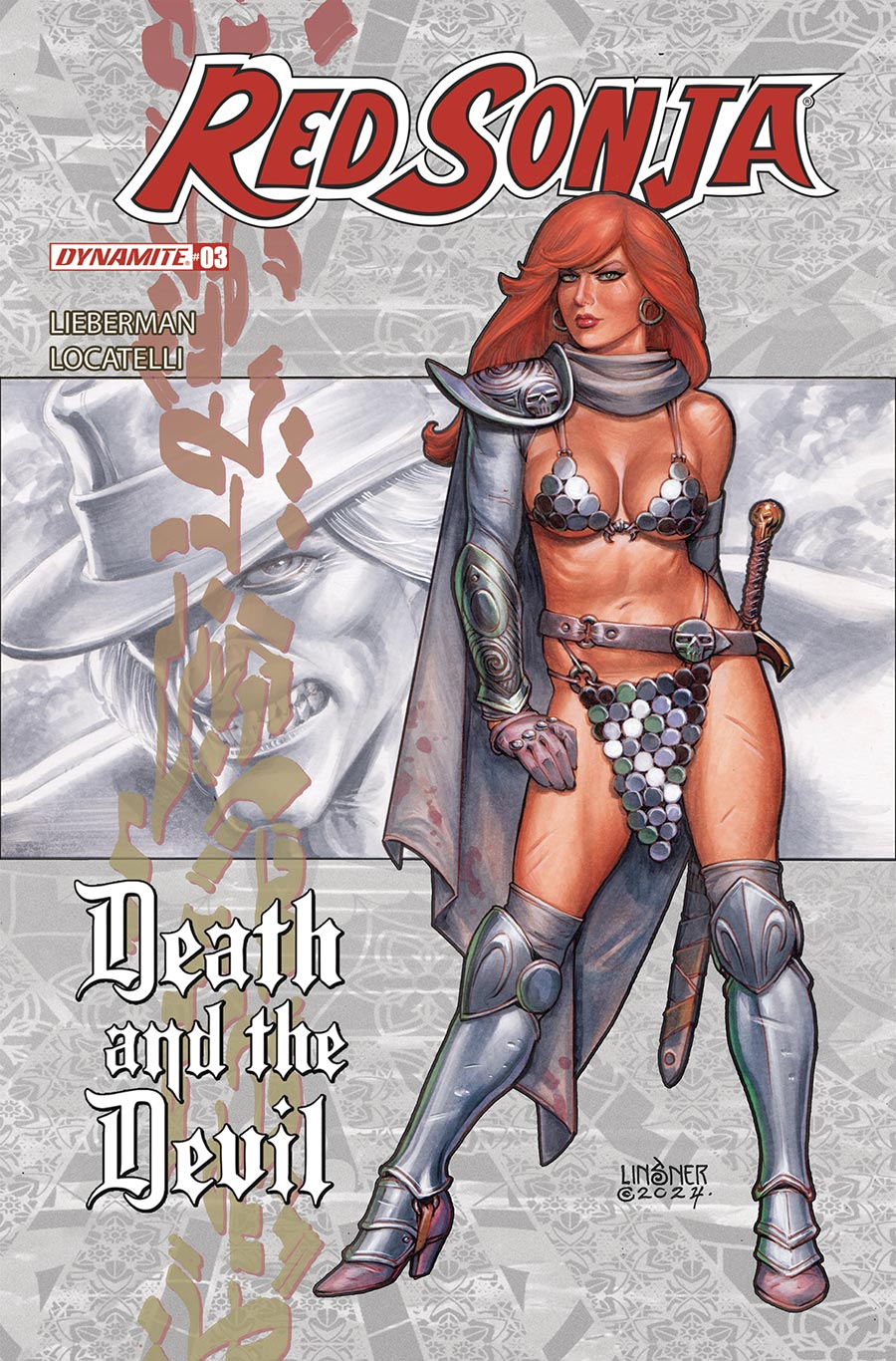 Red Sonja Death And The Devil #3 Cover A Regular Joseph Michael Linsner Cover