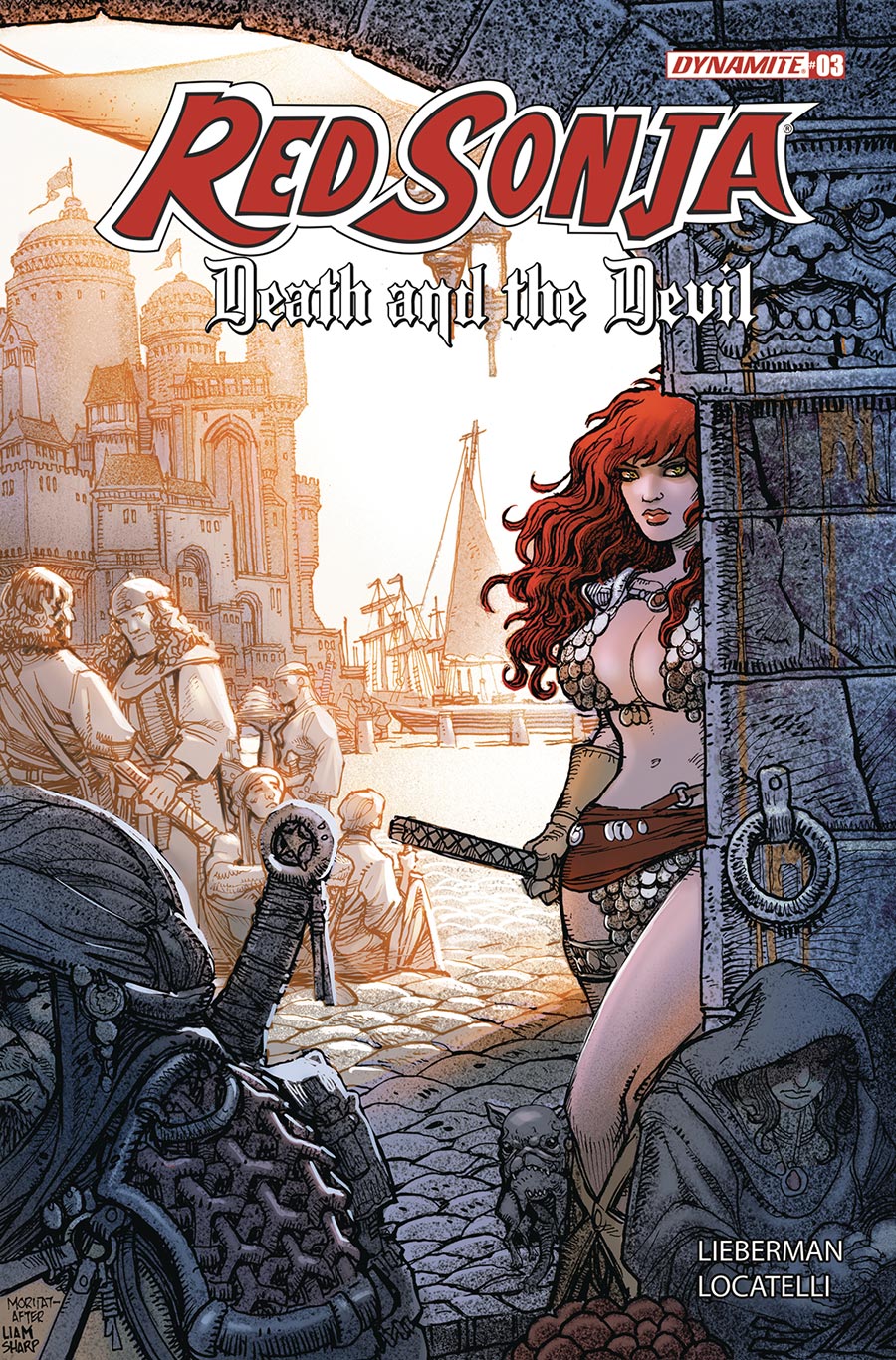 Red Sonja Death And The Devil #3 Cover C Variant Moritat Cover