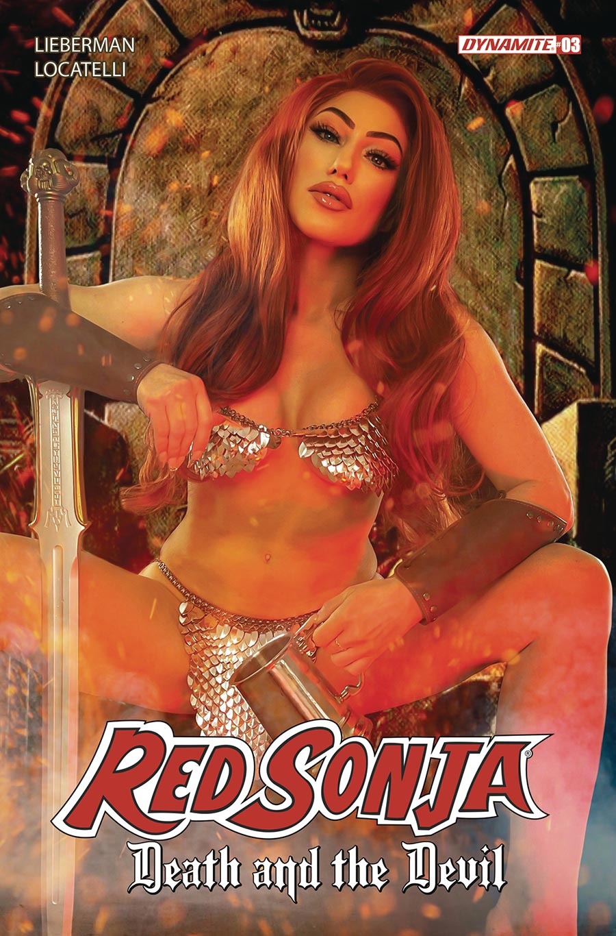 Red Sonja Death And The Devil #3 Cover D Variant Rachel Hollon Cosplay Photo Cover