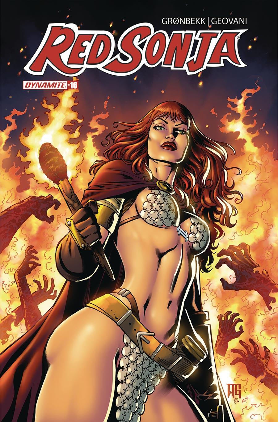 Red Sonja Vol 10 #16 Cover D Variant Walter Geovani Cover