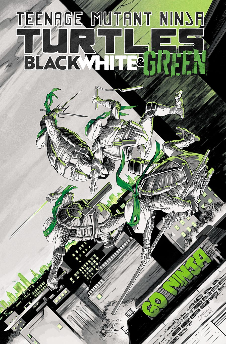 Teenage Mutant Ninja Turtles Black White & Green TP