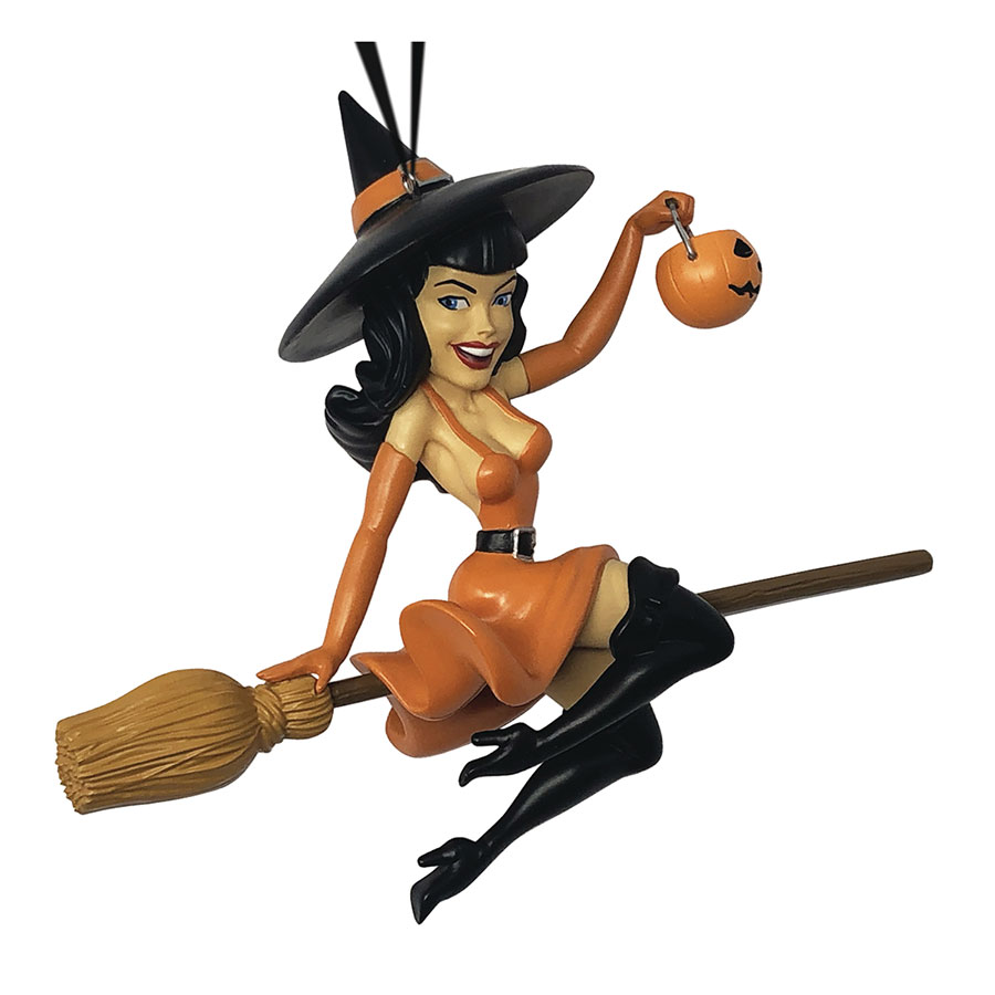 BETTIE PAGE TRICKS & TREATS WITCH ORNAMENT (C: 1-1-2)