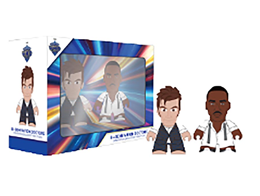 Doctor Who Titans Fourteenth & Fifteenth Doctor Bi-Generation Doctors SDCC 2024 Exclusive 2-Pack 3-Inch Figure