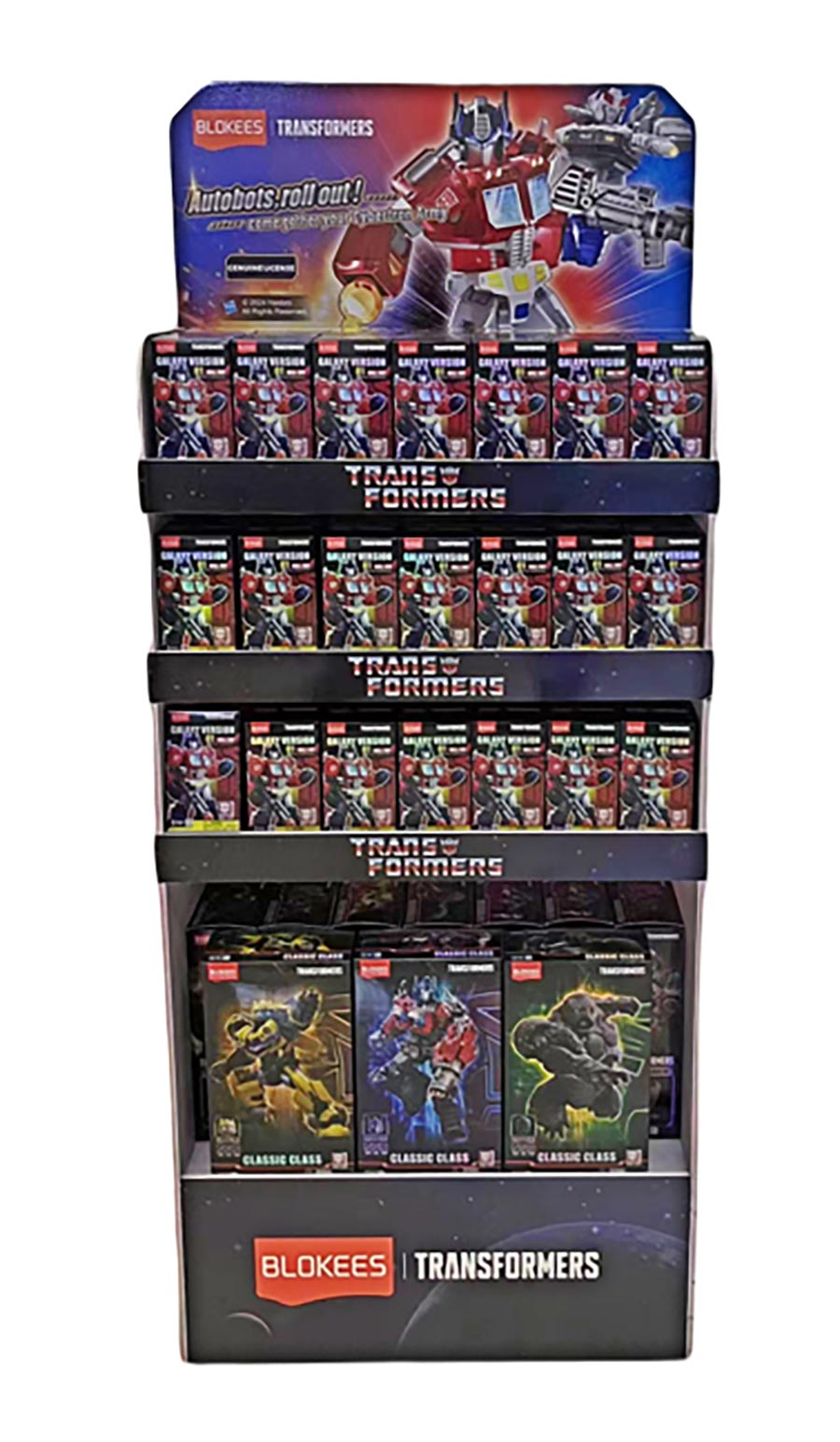 Blokees Transformers Galaxy & Classic Model Kit 72-Piece Display