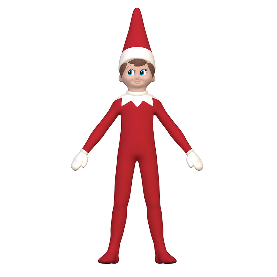 Elf On The Shelf Elf Scout FlexFigs Figure - Boy Elf Scout (Blue Eyes)