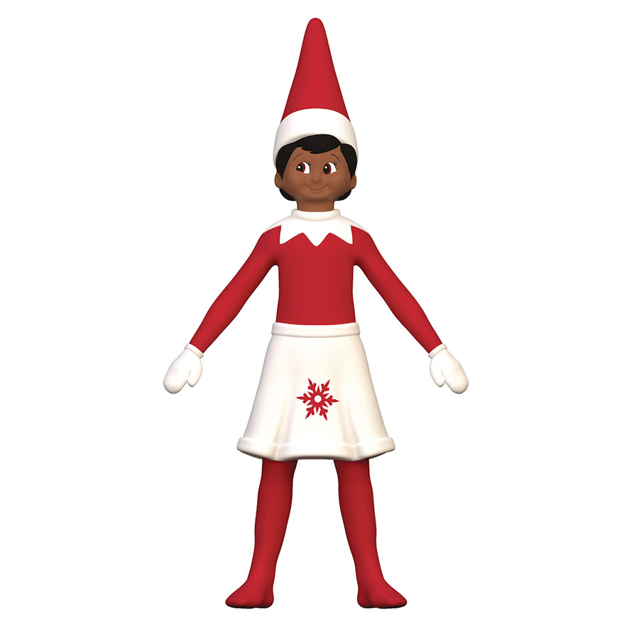 Elf On The Shelf Elf Scout FlexFigs Figure - Girl Elf Scout (Brown Eyes)