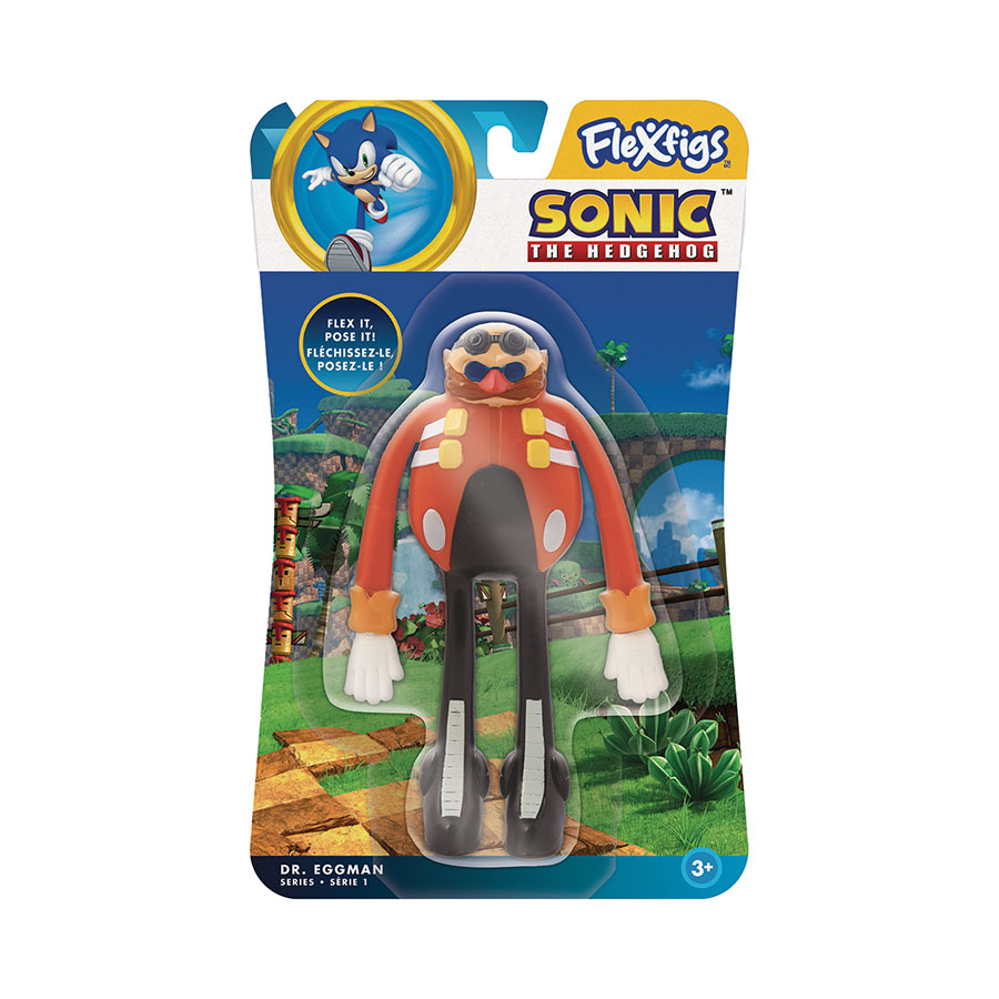 Sonic The Hedgehog FlexFigs Action Figure - Dr Eggman