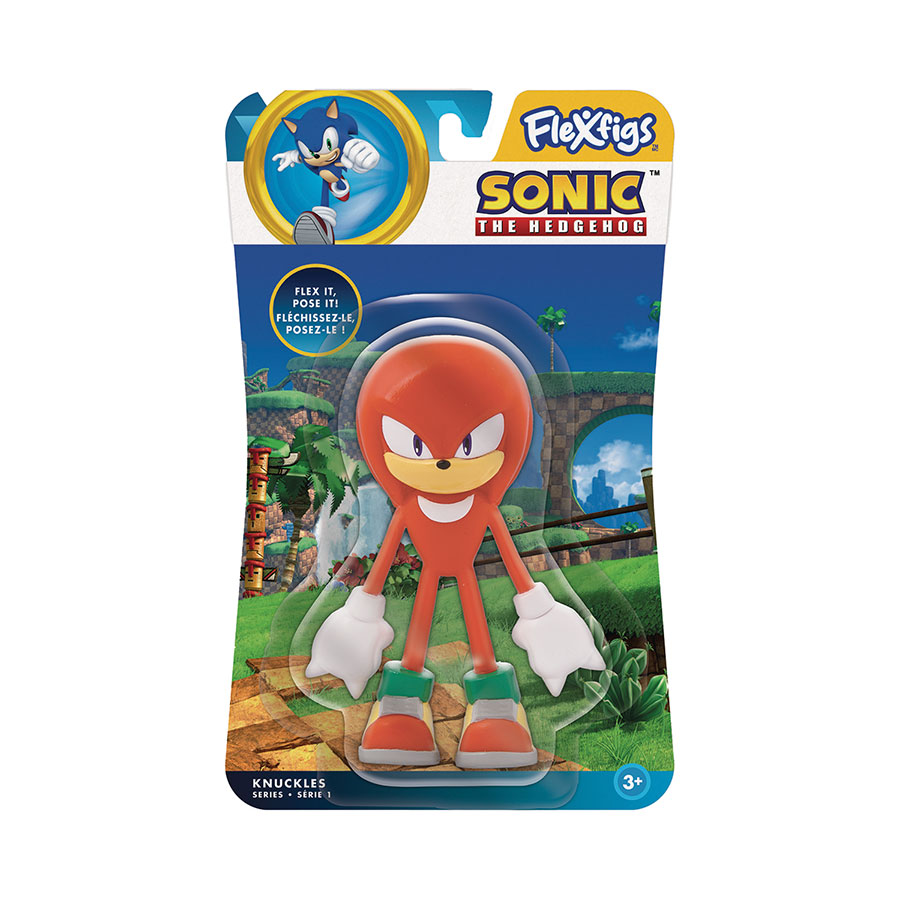 Sonic The Hedgehog FlexFigs Action Figure - Knuckles