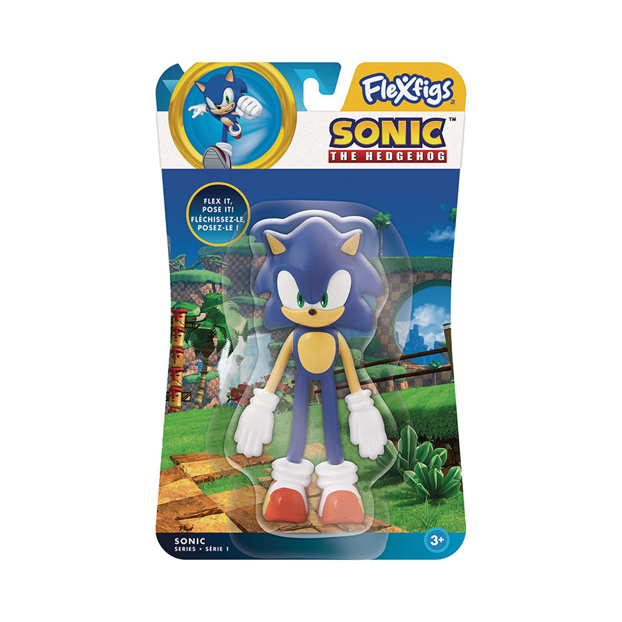 Sonic The Hedgehog FlexFigs Action Figure - Sonic