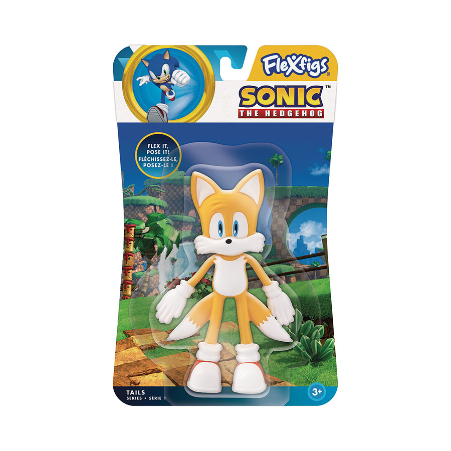 Sonic The Hedgehog FlexFigs Action Figure - Tails