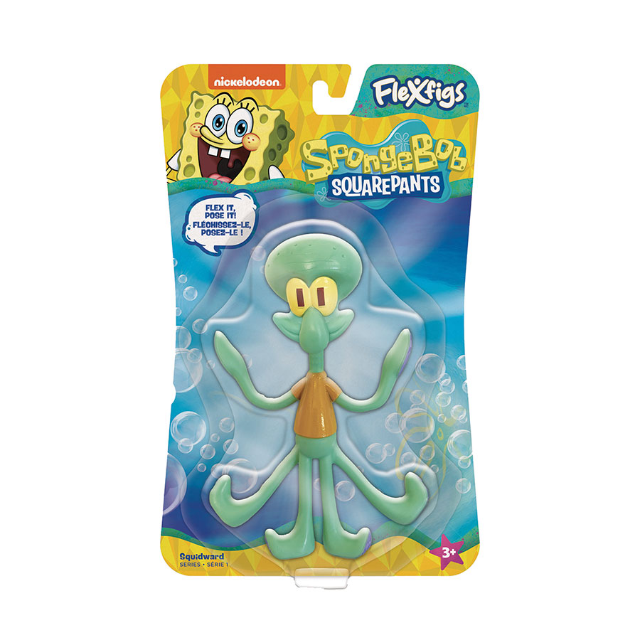 SpongeBob SquarePants FlexFigs Action Figure - Squidward