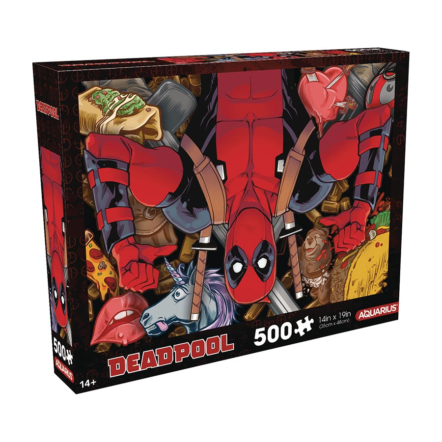 Deadpool Collage 500-Piece Puzzle