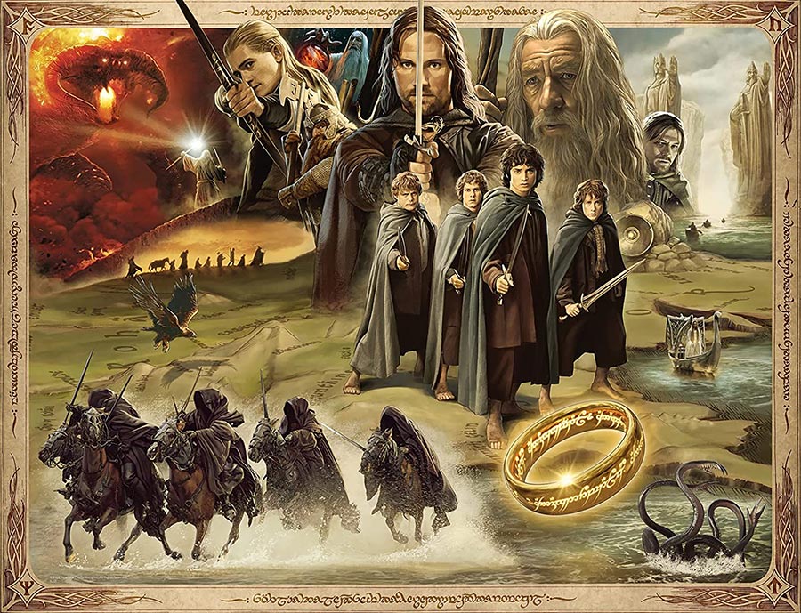 Lord Of The Rings The Fellowship Of The Ring 2000-Piece Puzzle