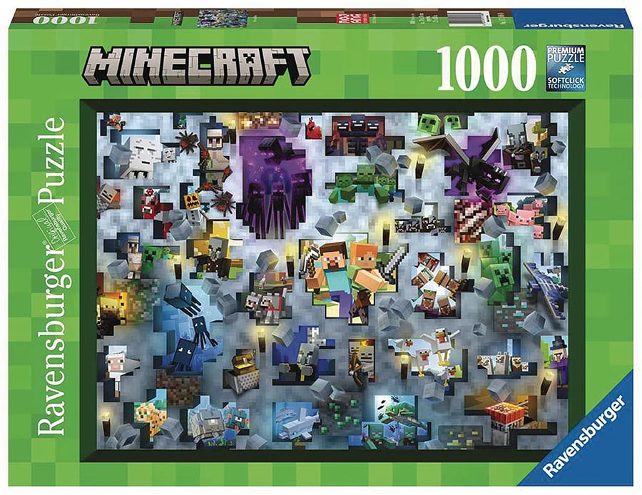 Minecraft Mobs 1000-Piece Puzzle