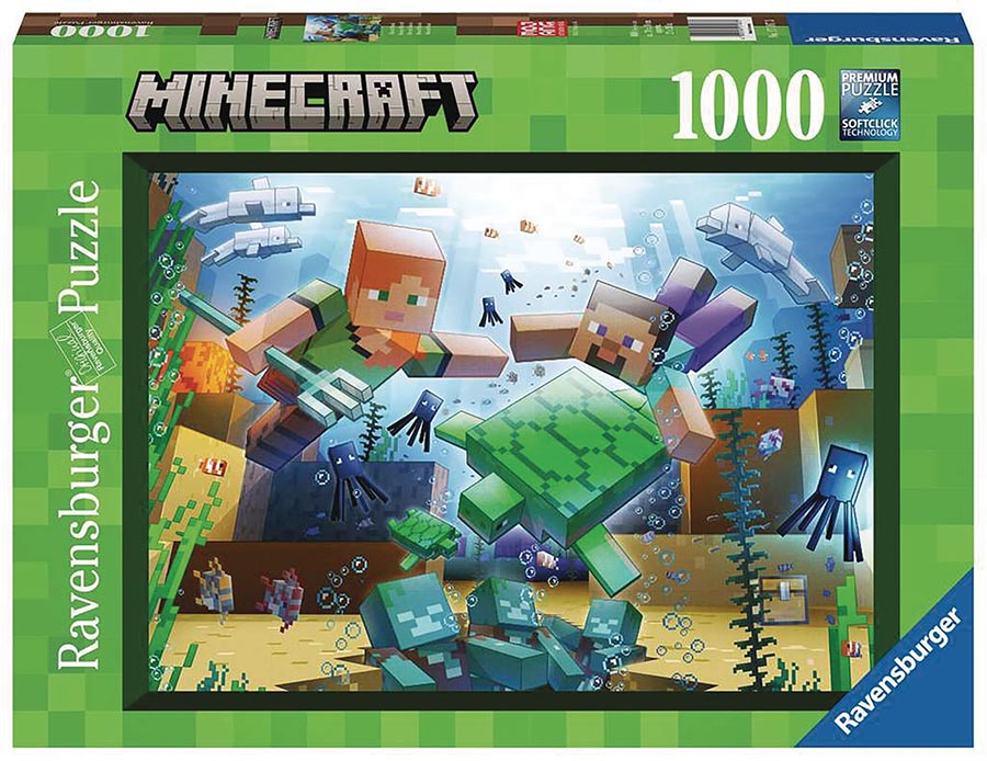 Minecraft Mosaic 1000-Piece Puzzle