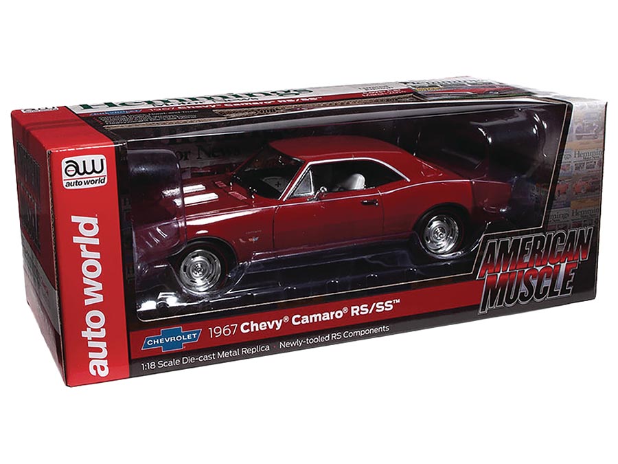 American Muscle 1967 Chevy Camaro SS/RS Hemmings 1/18 Scale Die-Cast Vehicle