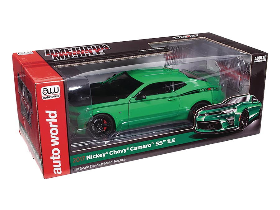 American Muscle 2017 Chevy Camaro SS 1LE Nickey 1/18 Scale Die-Cast Vehicle