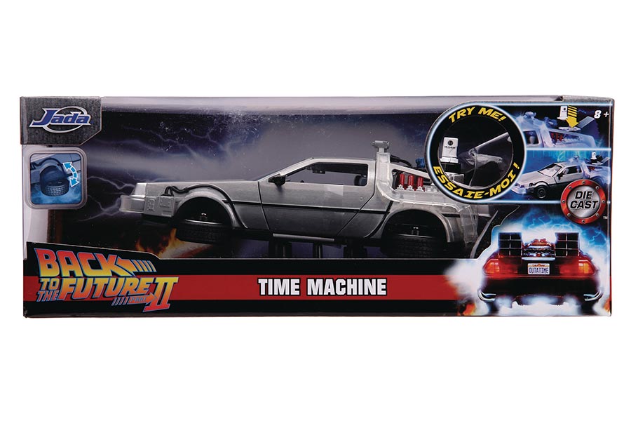 Back To The Future Part II Time Machine 1/24 Scale Die-Cast Vehicle