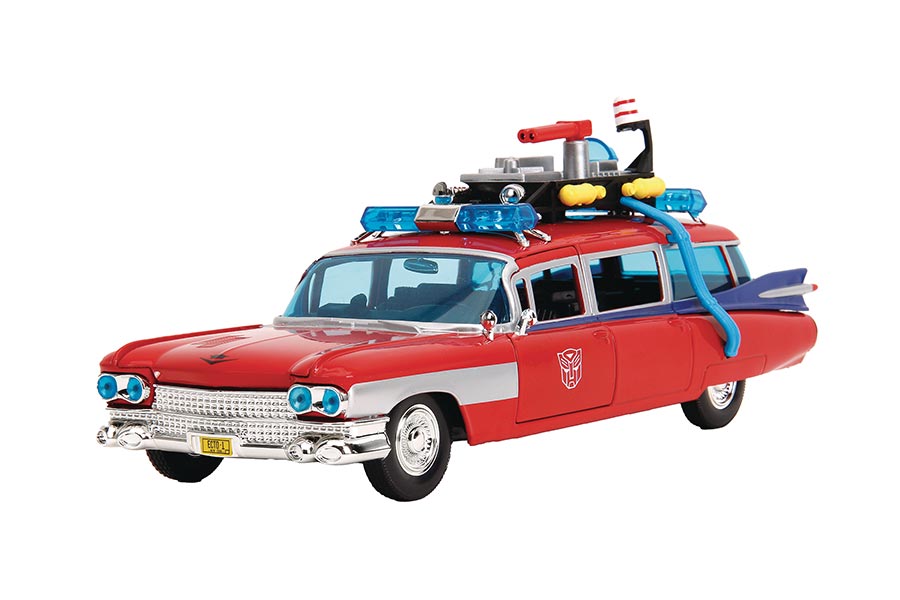 Ghostbusters Ecto-1 Transformers Mashup 1/24 Scale Die-Cast Vehicle